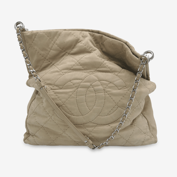 CC wild stitch shopping tote taske fra brand: CHANEL - We Do Vintage