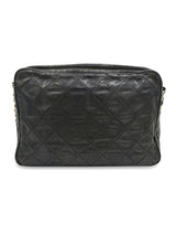 Sort Quilted Camera bag taske fra brand: CHANEL - We Do Vintage