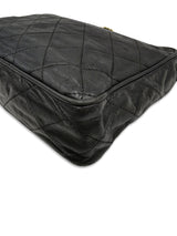 Sort Quilted Camera bag taske fra brand: CHANEL - We Do Vintage
