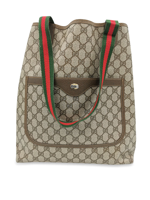 Diamant Canvas tote taske fra brand: GUCCI - We Do Vintage