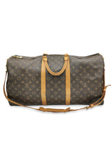 Monogram Canvas Keepall Bandouliere 55 taske fra brand: LOUIS VUITTON - We Do Vintage