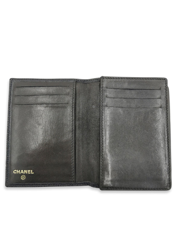 Sort CC caviar kortholder taske fra brand: CHANEL - We Do Vintage