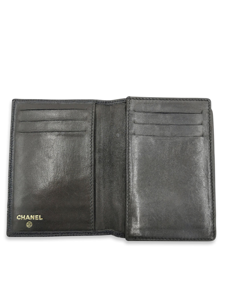 Sort CC caviar kortholder taske fra brand: CHANEL - We Do Vintage