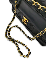 Sort Single Flap small m. pung taske fra brand: CHANEL - We Do Vintage