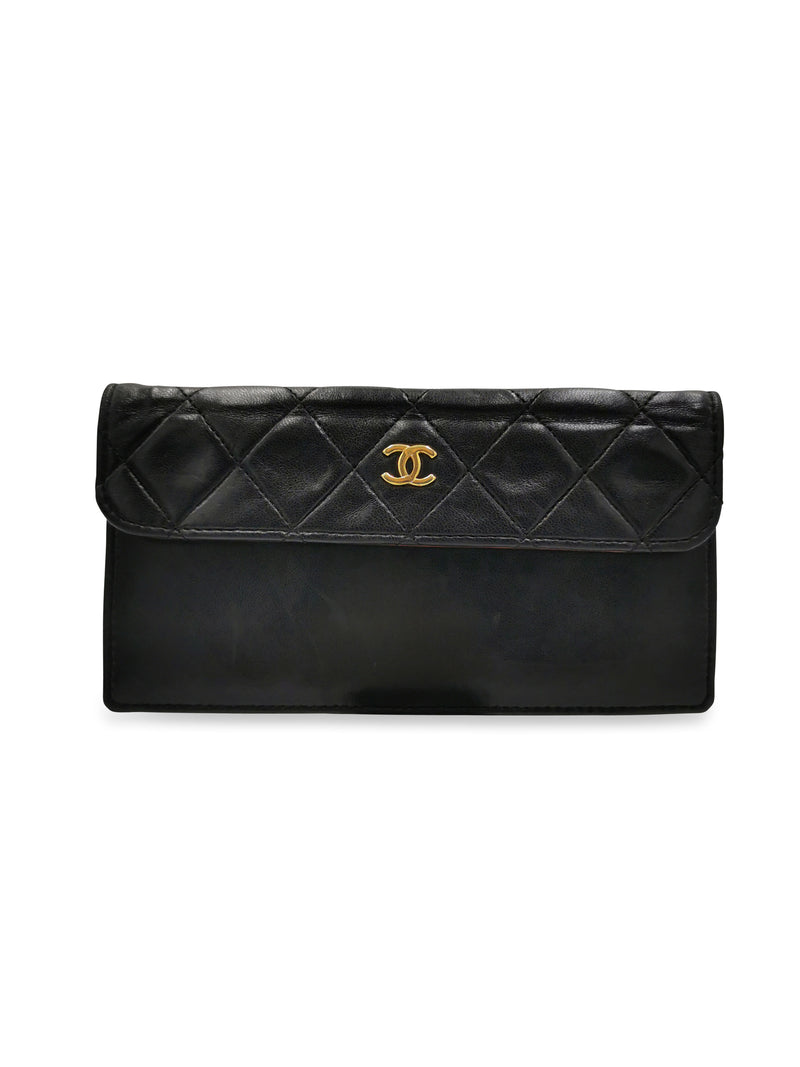 Sort Single Flap small m. pung taske fra brand: CHANEL - We Do Vintage