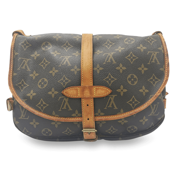 Monogram Canvas Saumur 30 taske fra brand: LOUIS VUITTON - We Do Vintage
