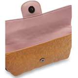 Orange Camellia patent flap bag taske fra brand: CHANEL - We Do Vintage