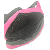 Fuxia pink nylon bæltetaske taske fra brand: PRADA - We Do Vintage