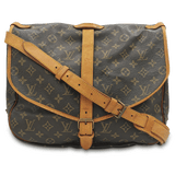 Monogram Canvas Saumur 35 taske fra brand: LOUIS VUITTON - We Do Vintage