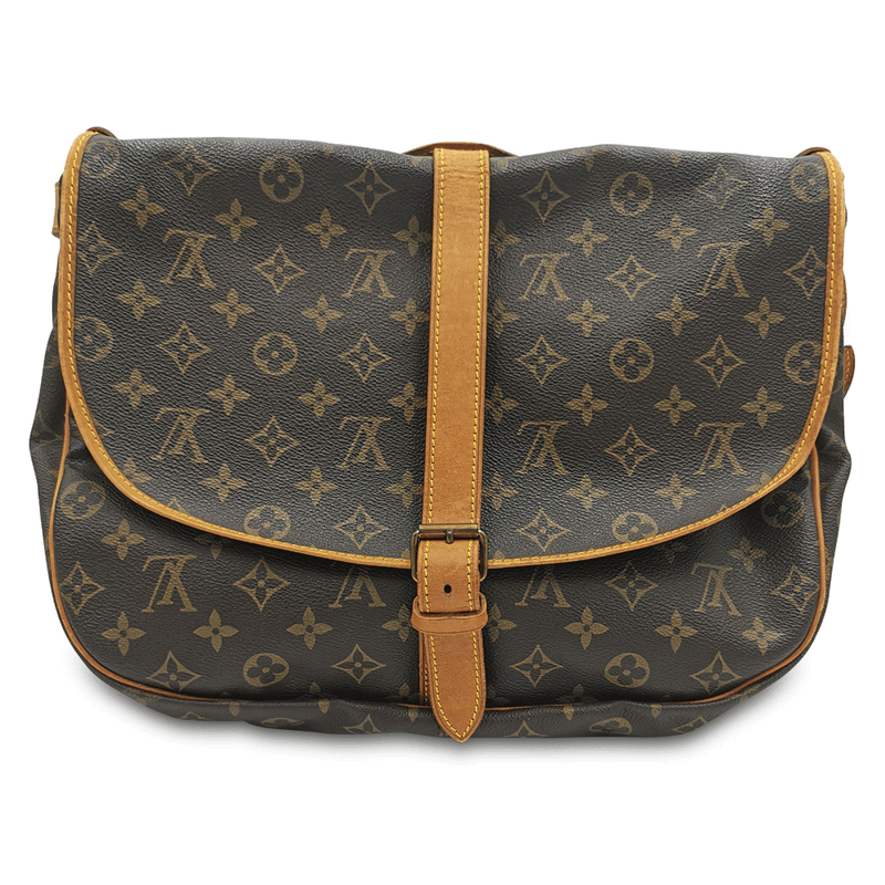 Monogram Canvas Saumur 35 taske fra brand: LOUIS VUITTON - We Do Vintage