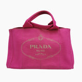 Pink Canapa tote medium taske fra brand: PRADA - We Do Vintage