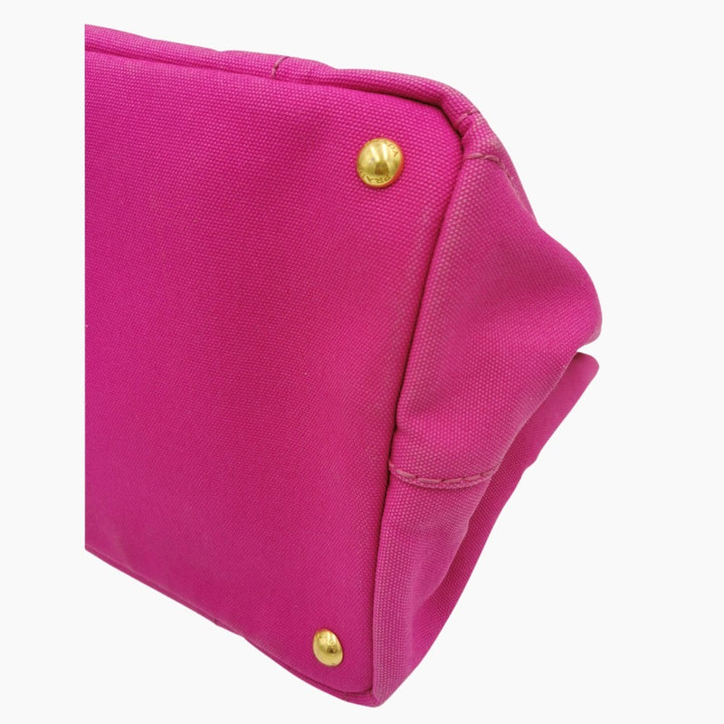 Pink Canapa tote medium taske fra brand: PRADA - We Do Vintage