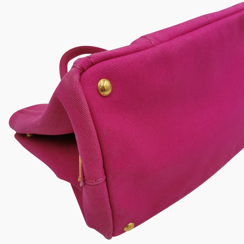 Pink Canapa tote medium taske fra brand: PRADA - We Do Vintage