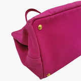 Pink Canapa tote medium taske fra brand: PRADA - We Do Vintage