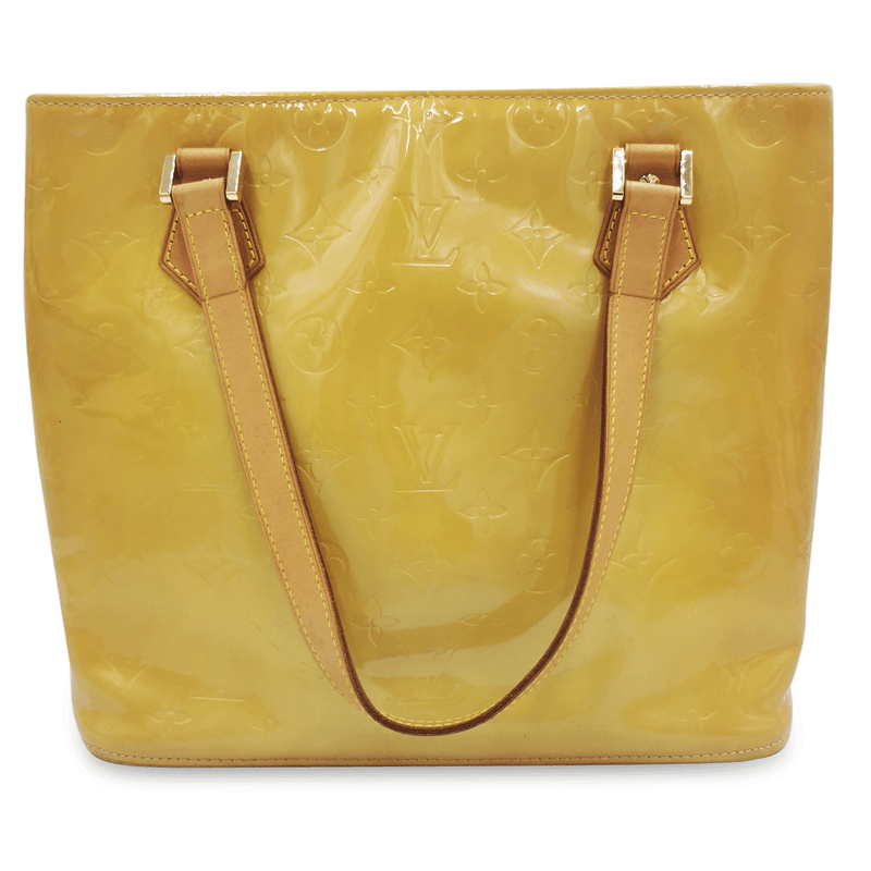 Gul vernis houston taske fra brand: LOUIS VUITTON - We Do Vintage