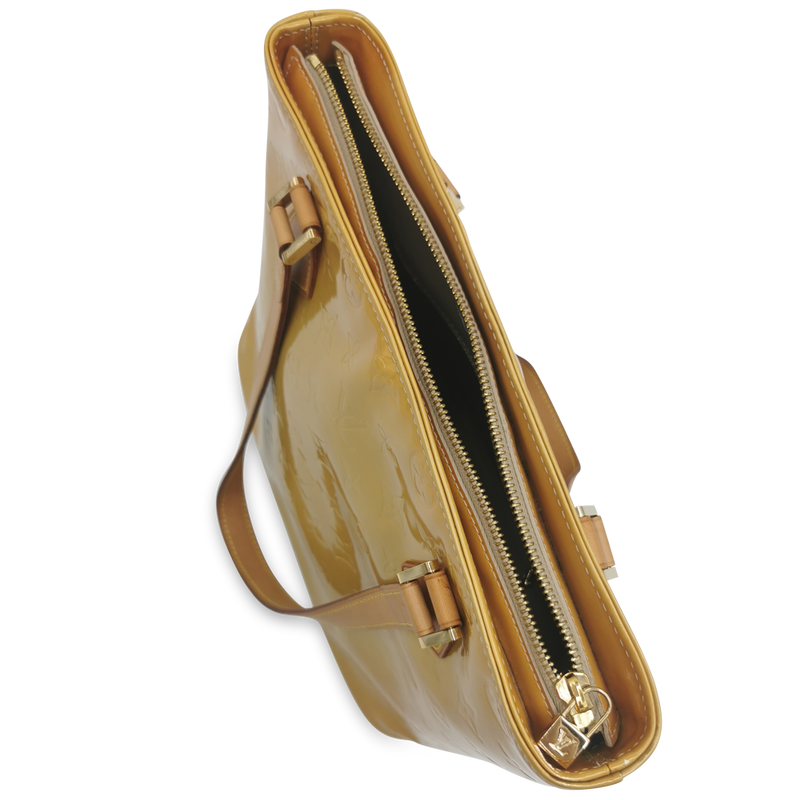 Gul vernis houston taske fra brand: LOUIS VUITTON - We Do Vintage