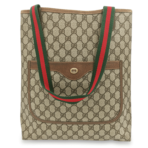 Diamant Canvas tote taske fra brand: GUCCI - We Do Vintage