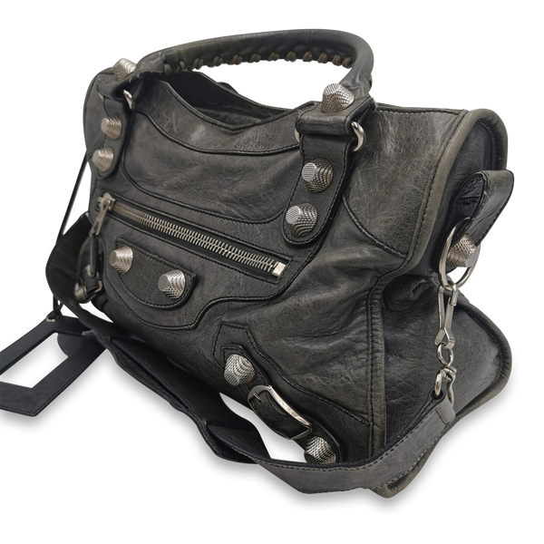 Grå giant hardware City bag taske fra brand: BALENCIAGA - We Do Vintage