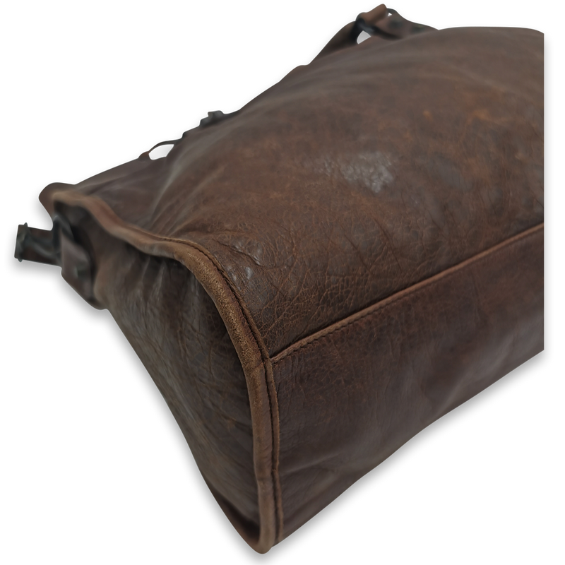 Brun City bag taske fra brand: BALENCIAGA - We Do Vintage