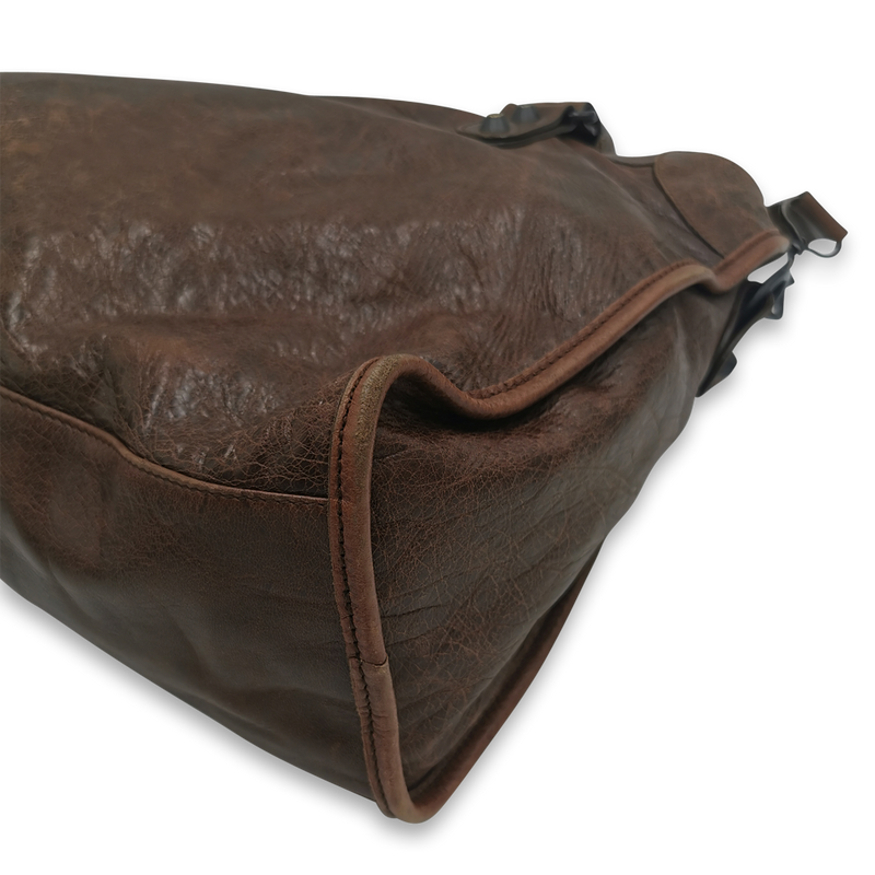 Brun City bag taske fra brand: BALENCIAGA - We Do Vintage
