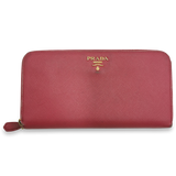 Pink Large Zipper Wallet taske fra brand: PRADA - We Do Vintage