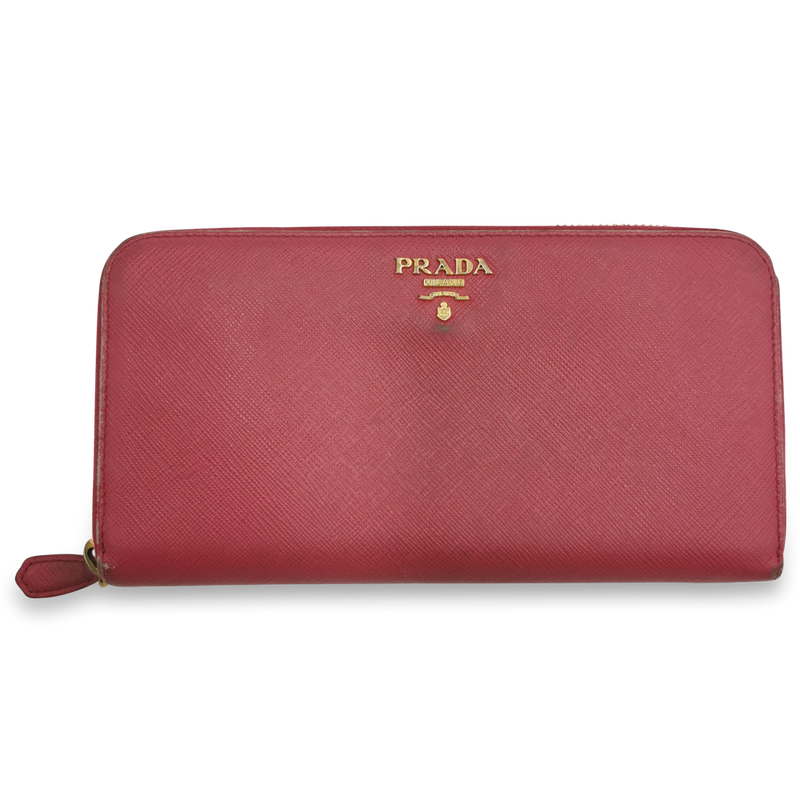 Pink Large Zipper Wallet taske fra brand: PRADA - We Do Vintage