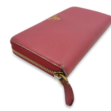 Pink Large Zipper Wallet taske fra brand: PRADA - We Do Vintage