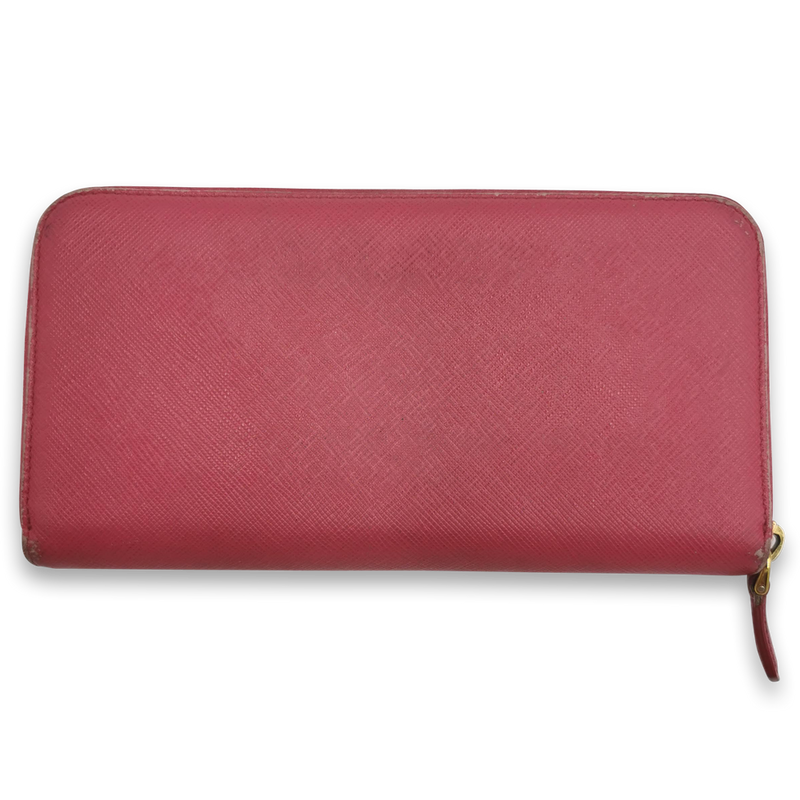 Pink Large Zipper Wallet taske fra brand: PRADA - We Do Vintage