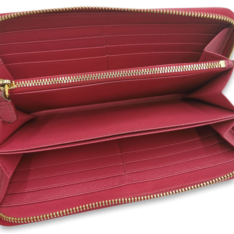 Pink Large Zipper Wallet taske fra brand: PRADA - We Do Vintage