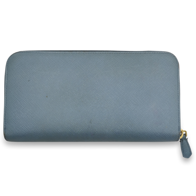 Blå Large Zipper Wallet taske fra brand: PRADA - We Do Vintage