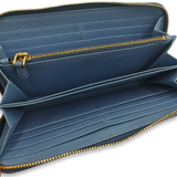 Blå Large Zipper Wallet taske fra brand: PRADA - We Do Vintage