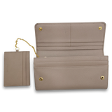 Beige Saffiano Bow Wallet taske fra brand: PRADA - We Do Vintage