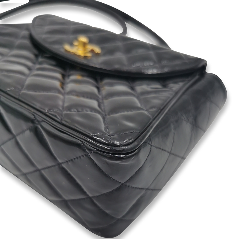 Sort Patent flap bag taske fra brand: CHANEL - We Do Vintage