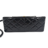 Sort Patent flap bag taske fra brand: CHANEL - We Do Vintage