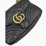 Sort GG Marmont Medium taske fra brand: GUCCI - We Do Vintage