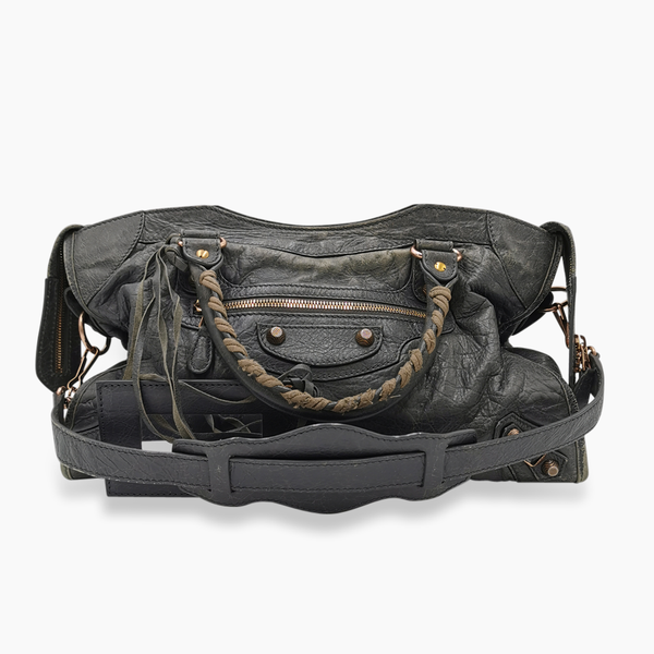 Grå giant hardware City bag taske fra brand: BALENCIAGA - We Do Vintage