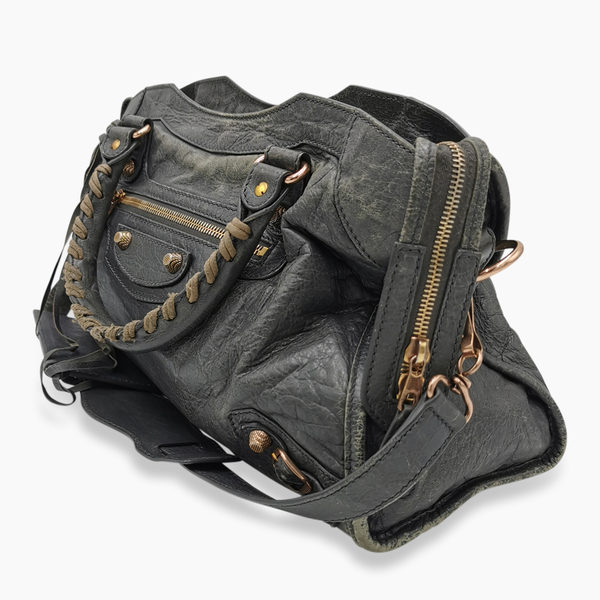 Grå giant hardware City bag taske fra brand: BALENCIAGA - We Do Vintage