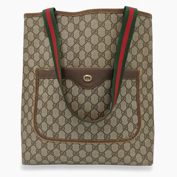 Diamant Canvas tote taske fra brand: GUCCI - We Do Vintage