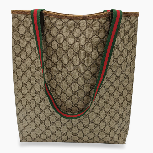 Diamant Canvas tote taske fra brand: GUCCI - We Do Vintage