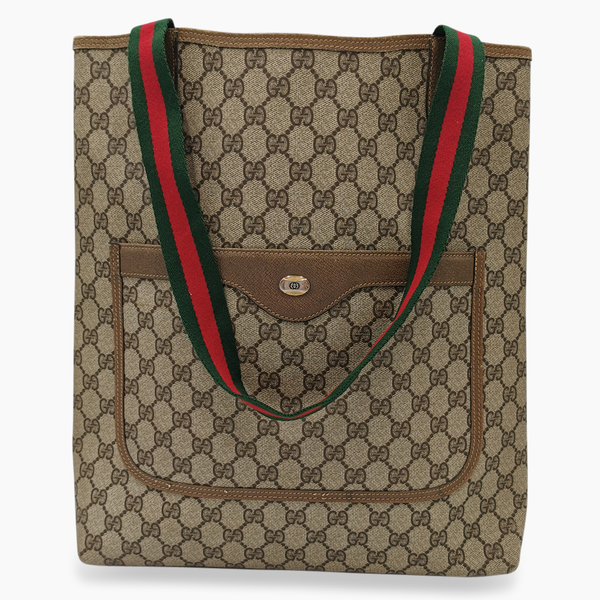 Diamant Canvas tote taske fra brand: GUCCI - We Do Vintage