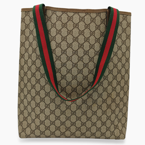 Diamant Canvas tote taske fra brand: GUCCI - We Do Vintage