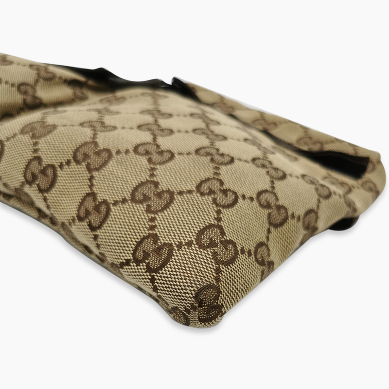 Diamant canvas bælte/crossbodytaske taske fra brand: GUCCI - We Do Vintage