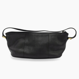 Sort læder boat pochette taske fra brand: GUCCI - We Do Vintage