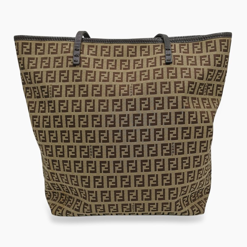 Vintage Zucca Tote taske fra brand: FENDI - We Do Vintage