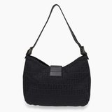 Sort Zucca baguette taske fra brand: FENDI - We Do Vintage