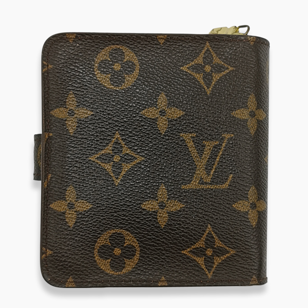 Monogram Canvas compact zip wallet PM taske fra brand: LOUIS VUITTON - We Do Vintage