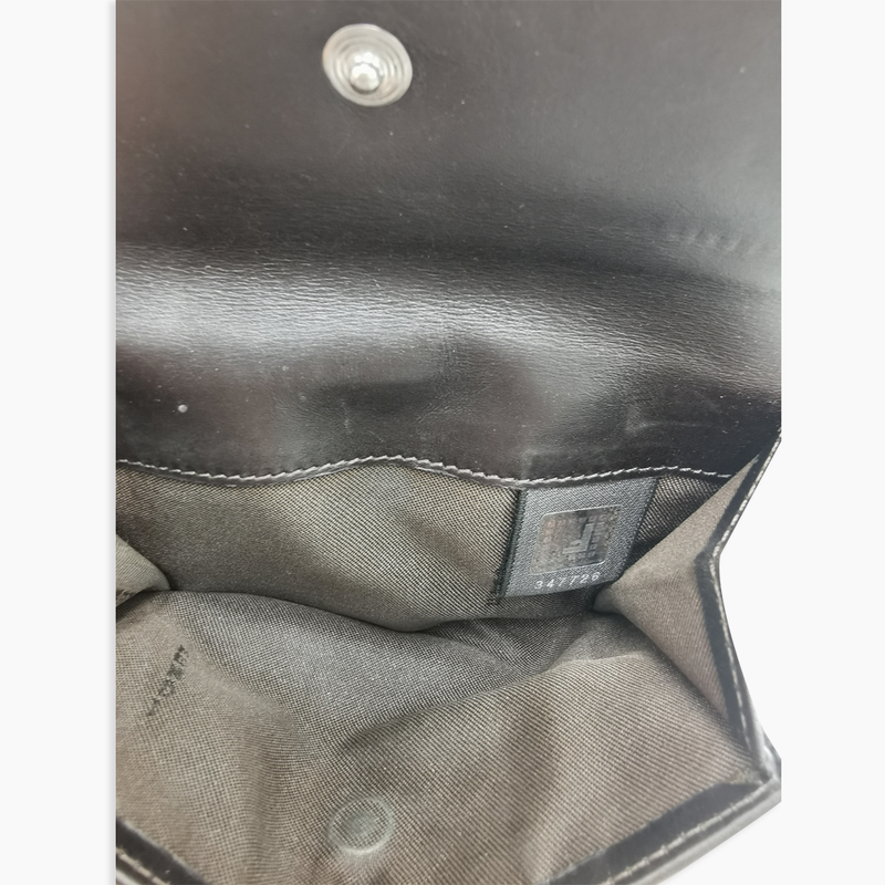 Brun zucca nylon wallet taske fra brand: FENDI - We Do Vintage