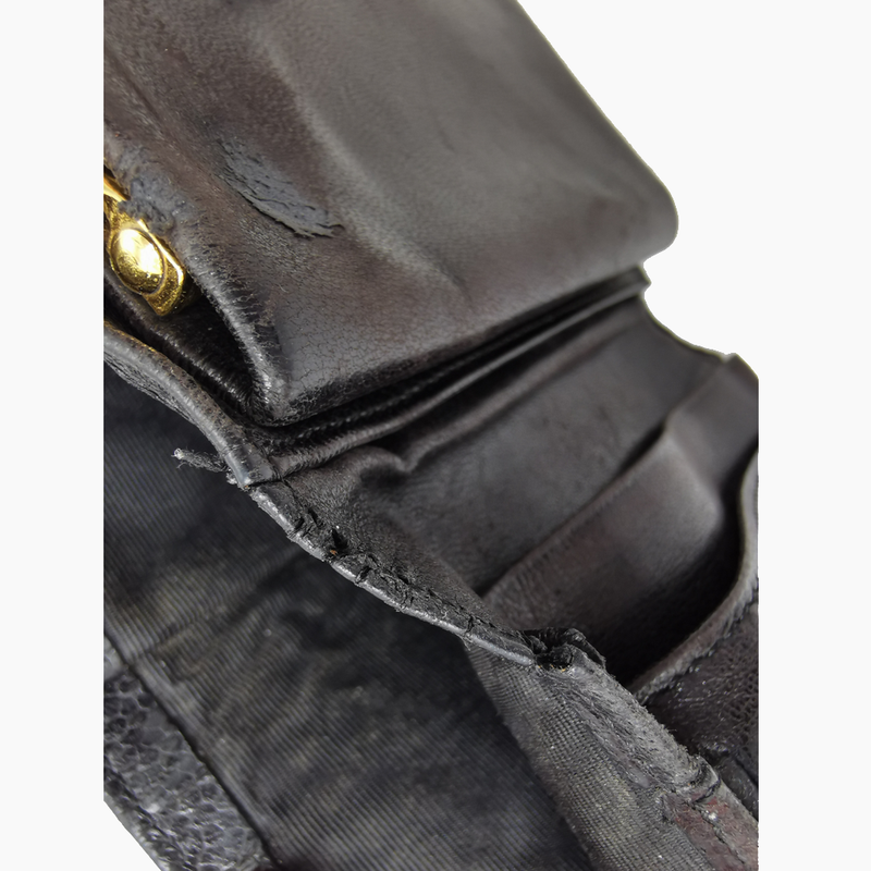 Caviar sort wallet taske fra brand: CHANEL - We Do Vintage