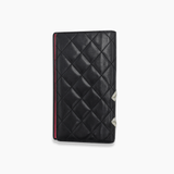 Sort/hvid Cambon bifold wallet taske fra brand: CHANEL - We Do Vintage