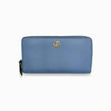 Lyseblå zip around wallet taske fra brand: GUCCI - We Do Vintage